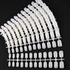 120Pcs/setmilky White Generous Nail Art Nail Art Piece, Almond Nail Piece, Advanced Medium Ladder Nail Removable Nail Piece