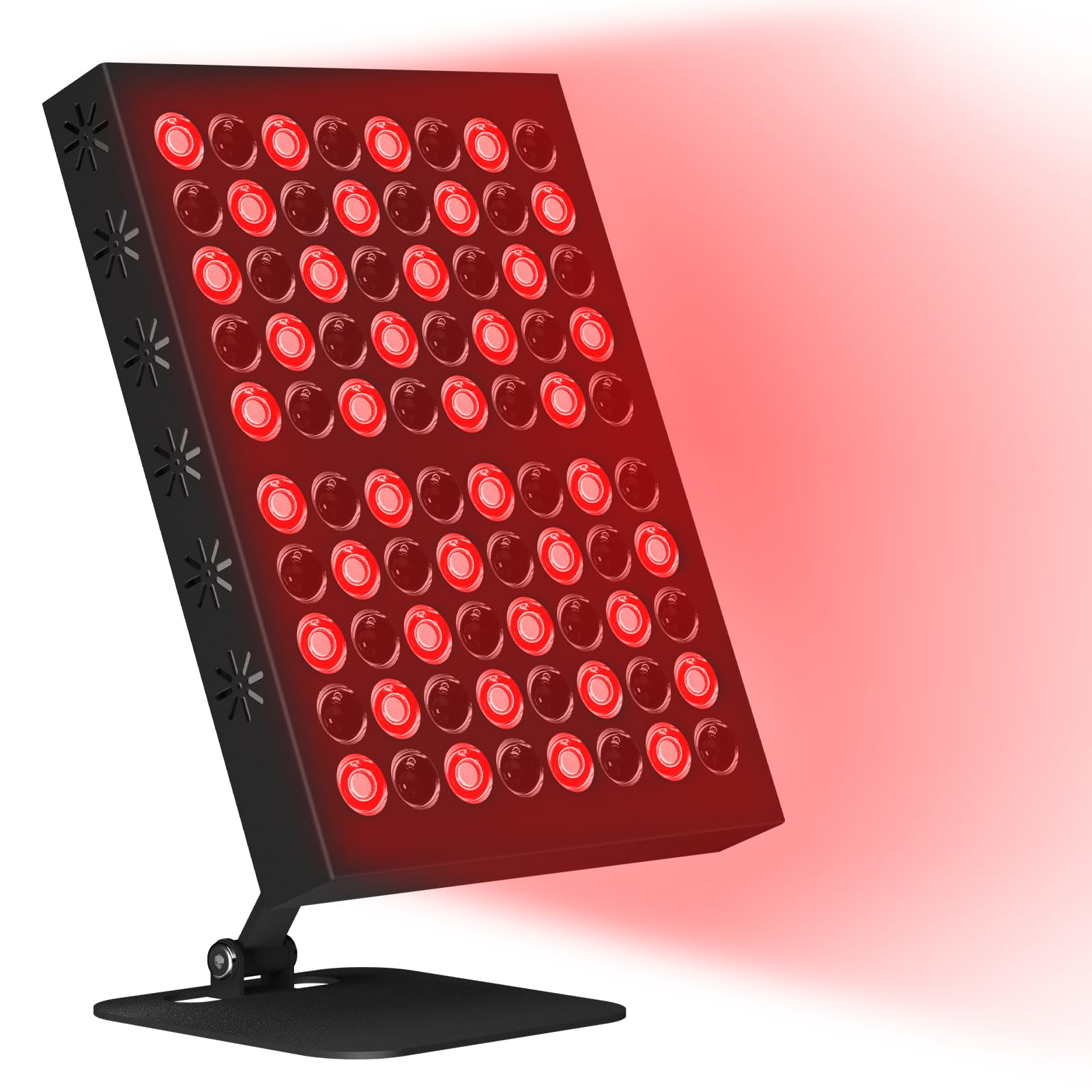 

Infrared LED Panel, 80 LEDs Near-Infrared Light Panel (62W), 660nm Red Light and 850nm Near-Infrared Light Panel, Adjustable Brightness and Angle