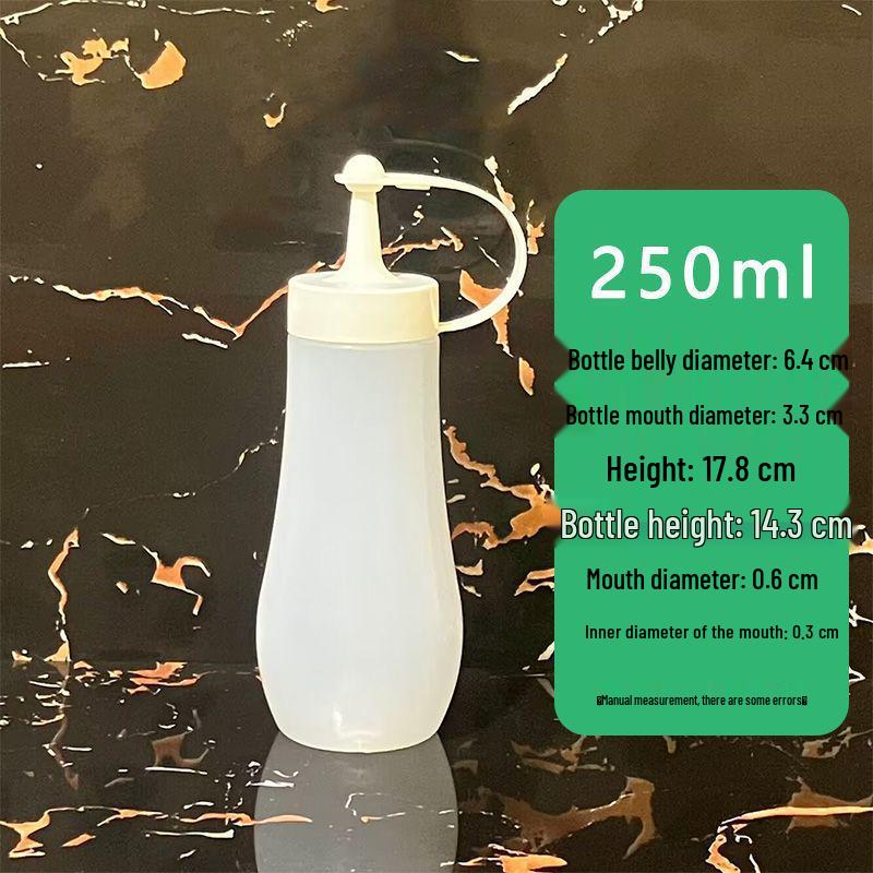 Thick Plastic Food-Grade Squeeze Bottle for Salad and Tomato Sauce