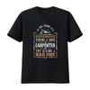 Carpenter T Shirt Funny Union for Woodworking SawdusT Vintage Washed Soft Casual Slightly Designer Clothes Stylish Streetwear