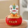1pc Chinese Style Wealth Attracting Lion Ashtray for Home and Car Décor New Year Decorations Desktop Lucky Feng Shui Ornament