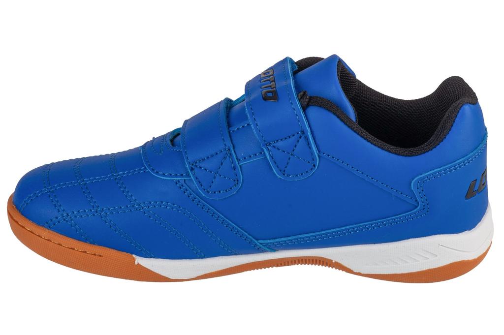 Lotto Pacer K, scarpe da calcio indoor blu da ragazzo