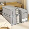 1pc/3pcs-Clothing Storage Bag, Quilt Mobile Storage Box, Home Bedroom Storage Bag, Organizing Large Capacity Storage Box