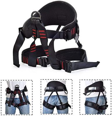 Climbing Equipment Rescue Safety Belt Professional Half-length Adjustable Harness Waist Support Outdoor Cave Climbing Harness