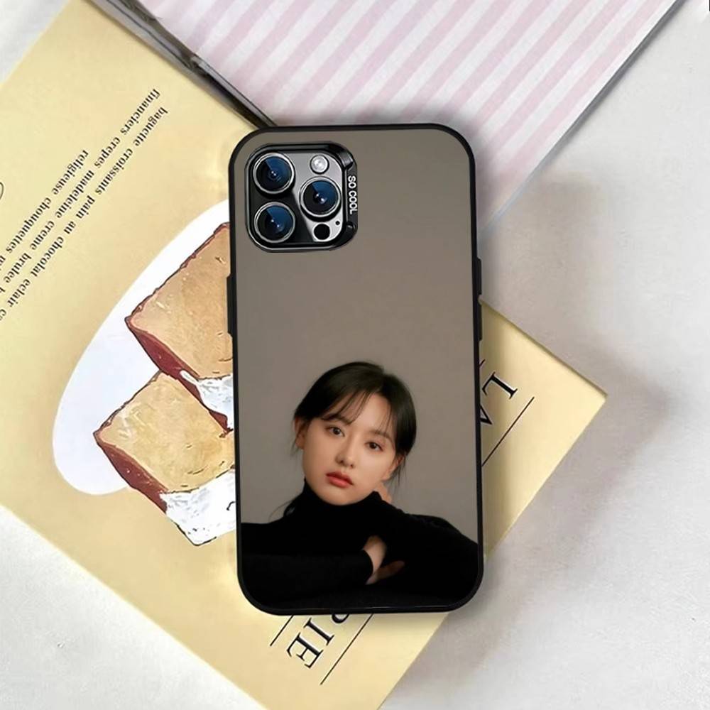 Korean Actor  Park Shin-hye Phone Case For iPhone 17,16,15,14,13,12,11 Plus,Pro Max,XS,Colored Silver Plated Inside Cover