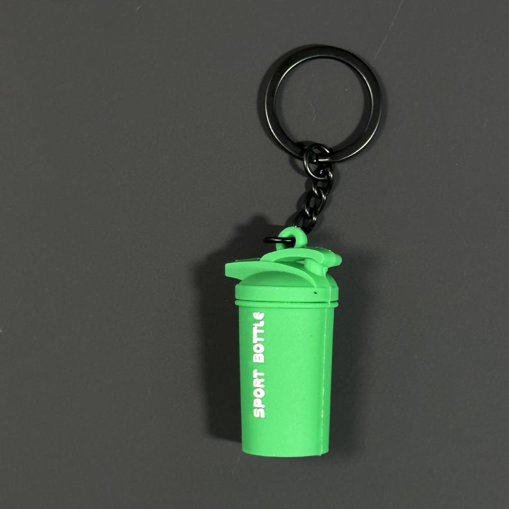 Fitness Series Gummi-Schlüsselanhänger: Hantel- & Kurzhantel-Anhänger für Geschenke