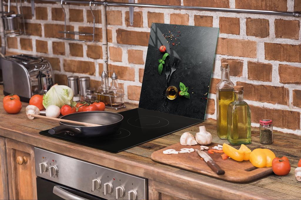 TAGLIERE IN VETRO 45x52 ARDESIA