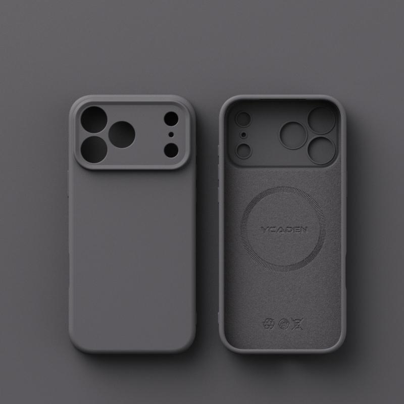 Magnetische Flüssigsilikonhülle Für iPhone 17 Pro Max 16 Pro Max 15 14 13 17e 16e Funda Für Magsafe Kabelloses Laden Weiche Abdeckung