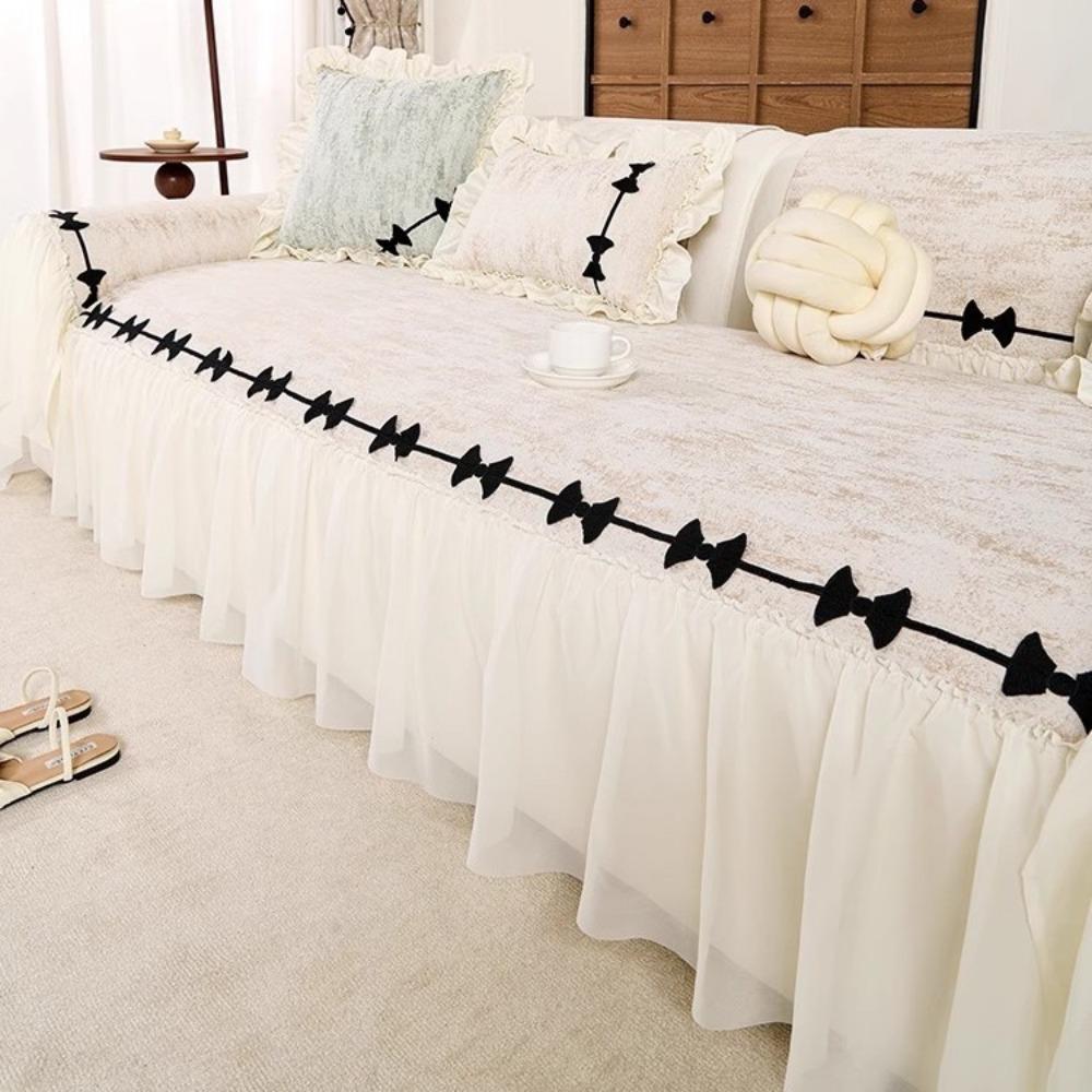 French cream style sofa cover cloth towel 2025 new light luxury four-season universal seat cushion non-slip full cover sofa cover