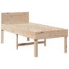 VidaXL Bed Frames Without Mattress 90x190 Cm Solid Pine Wood, Bedroom Furniture, Bed Base, Wooden Bed, Bed, Bed 855741