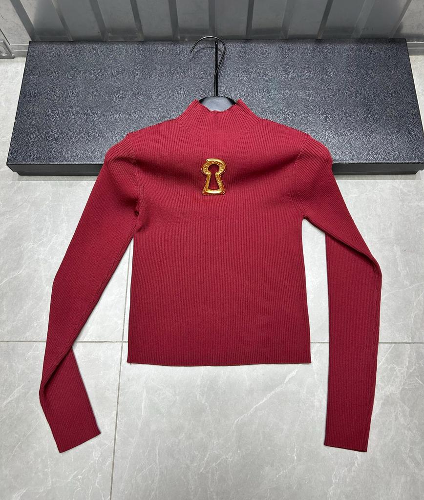 Solid Spliced Metal Buckle Slimming T Shirts for Women Turtleneck Sleeveless Minimalist T Shirt Female Fashion New