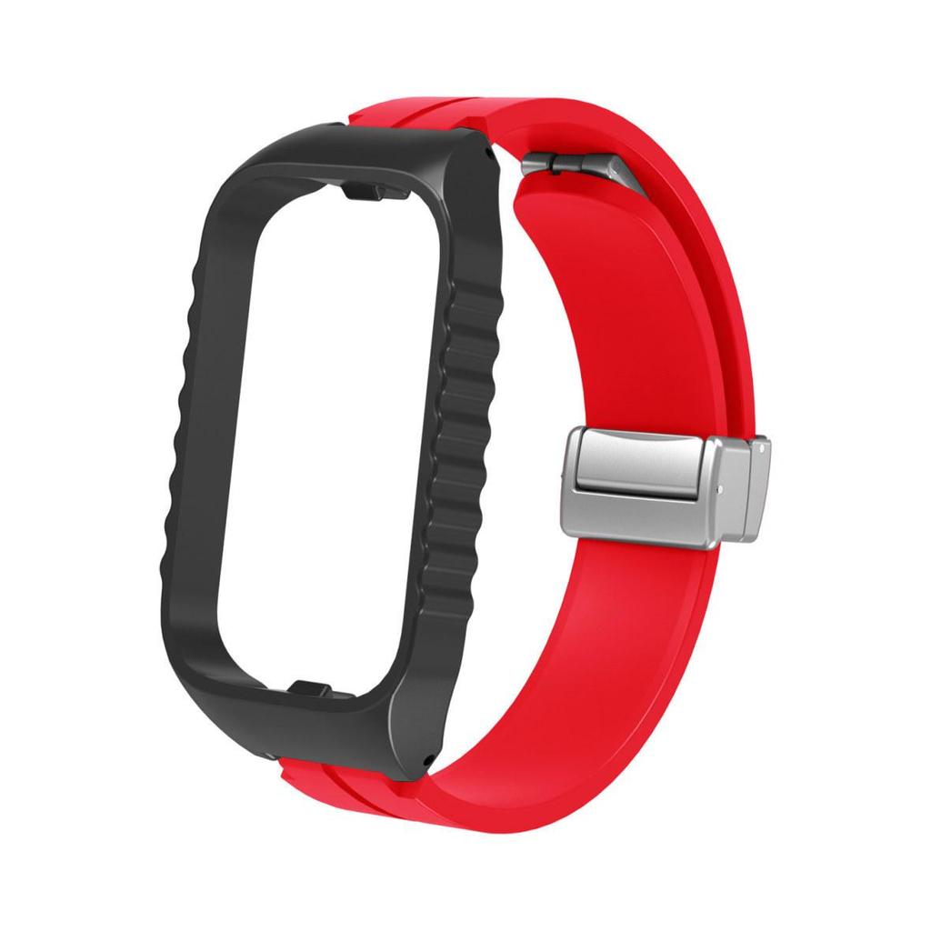 Foldable Magnetic Silicone Strap for Redmi Smart Band 2/3 and Xiaomi Smart Band 8 Active
