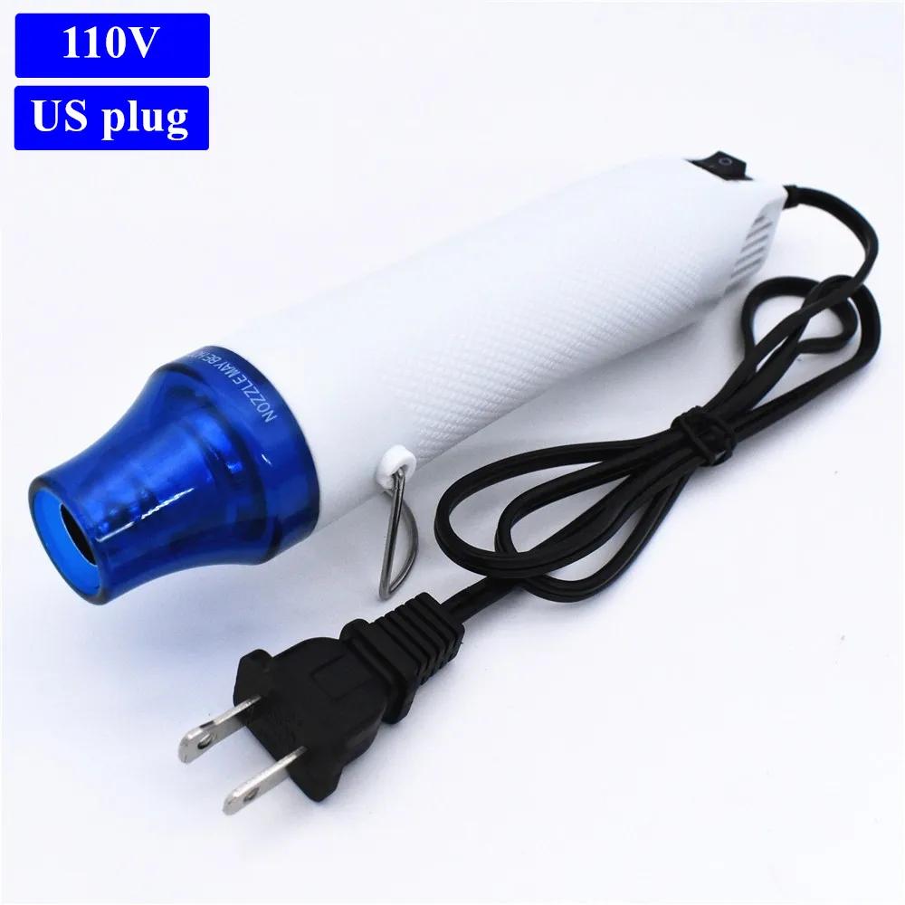 Home Heat Gun Electric Power Hot Air 300W 220V 110V EU US Plug Multi Purpose Soft Ceramic Seat DIY Tool for Heat Shrink Tube