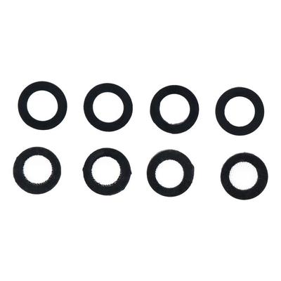 10Pcs Black Shower Filter Gasket Stainless Steel Rubber Washer Showerhead Gaskets  Water Shower