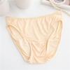 Women's Low-Waist Mulberry Silk Panties - Seamless, Comfortable, Breathable Briefs