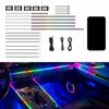 Mood Lighting Kit, Acrylic Lightemitting Diode Strip, Interior Car RGB Lights, Universal Phantom