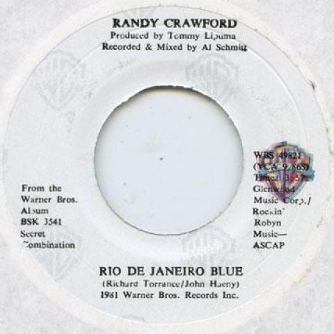 

7inch Record RANDY CRAWFORD - Rio De Janeiro Blue / Rainy Night I Warner Bros. 1981 Jamaica Soul/Funk