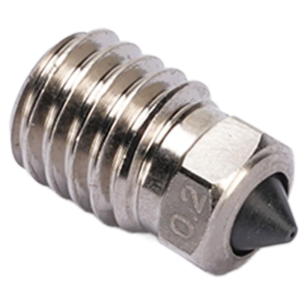3PCS Extruder Hotend Nozzles High Hardened Steel Nozzle Replacement for 3D Printer