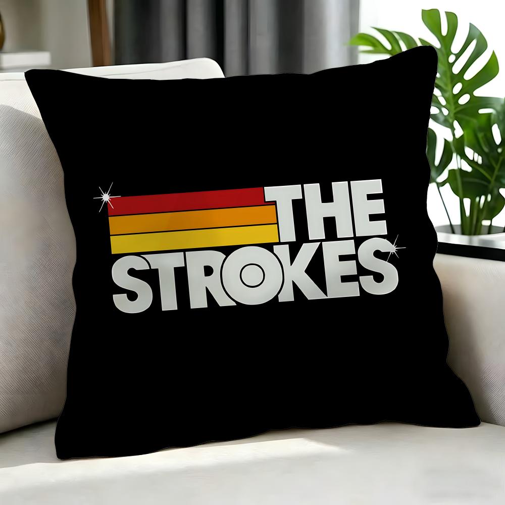 Rock The Strokes Cushion Cover Cushion Cover Set 4Pcs 50X50 45X45 40X40 Pillowcase Decorative Sofa Home Decor