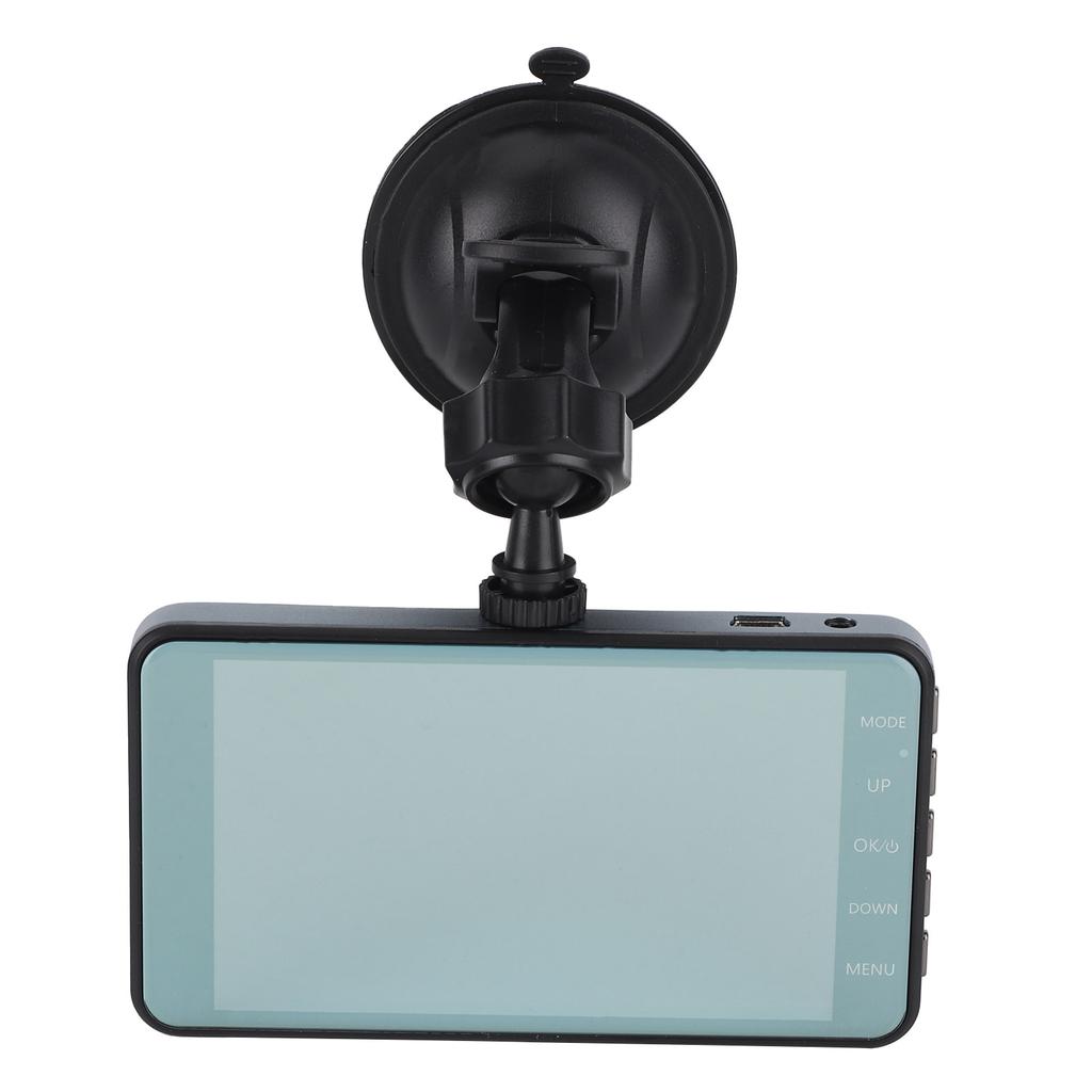 4in Dual Lens Driving Recorder DVR Touch Screen G?Sensor 1080P 170 Degrees  Wide Angle Night Vision