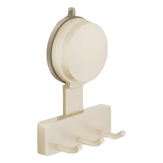 

Крючки на присосках Сильные несущие Простая установка Настенная полка для хранения в ванной комнате без сверления Вешалка для пальто и полотенец 3pcs белый