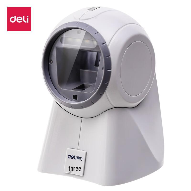 Deli 2D Wired Omnidirectional Barcode Scanner