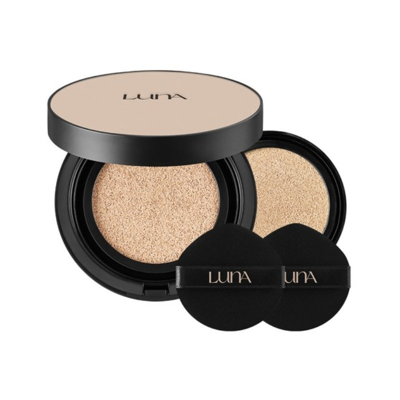 Luna Long Lasting Conceal Fixing Cushion 13.5g +refill SPF50+ PA+++/ Make-Up, Korean Cosmetics, Kbeauty