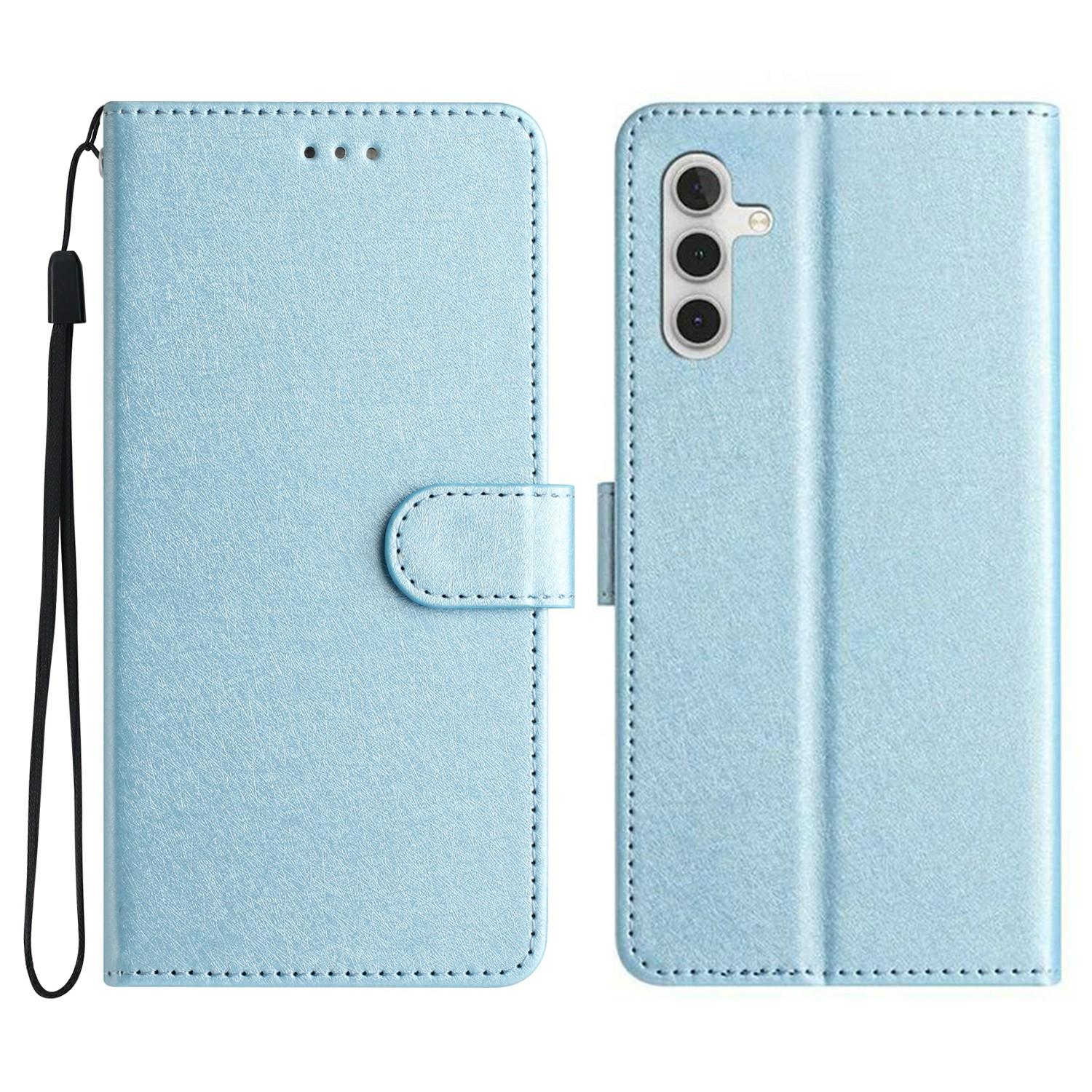 

Для Samsung Galaxy A17 Чехол-кошелек Кожаный чехол-книжка для телефона Магнитная застежка Baby Blue