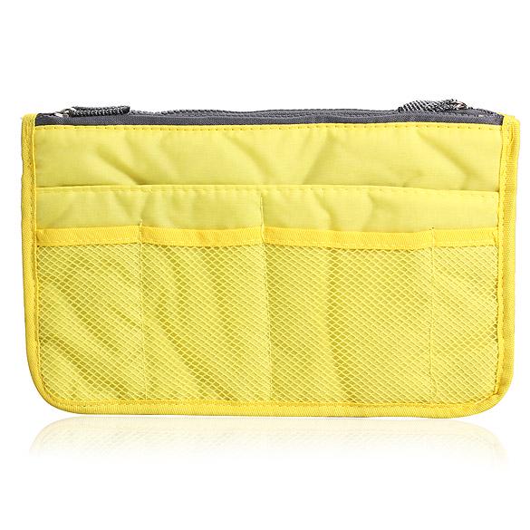 Portable Travel Insert Organizer Handbag Multiple Pockets Nylon Purse Large liner Women Lady Fashionable Makeup Organiser Bag