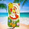 Cartoon Strawberry Shortcake Bath Towel Microfiber Soft Water Absorbing Breathable For Girl Kids Decorative Cartoon Beach Towel