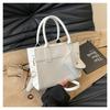 Simple Contrast Color Casual 2025 Large Capacity Summer New Fashion Design Crossbody Portable Small Square Bag Women