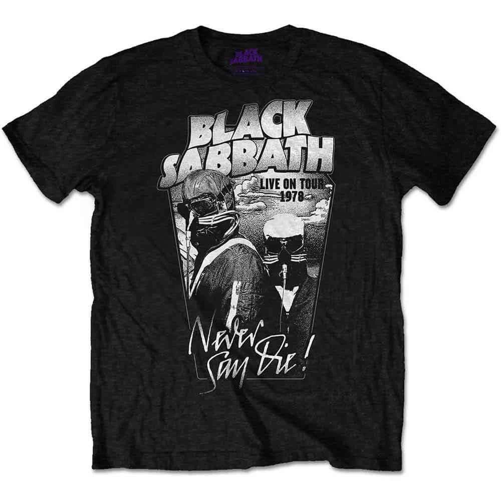 Футболка Black Sabbath: Никогда не сдавайся ОФИЦИАЛЬНЫЙ НОВЫЙ M