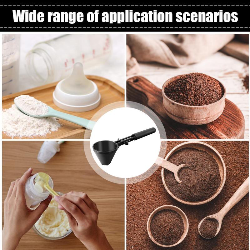 Measuring Spoons Measuring Spoon Funnel With Long Handle Spill-Proof Reusable Bar Accessories For Single Serve Refillable