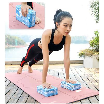 2 pezzi Camouflage Yoga Block Ginnastica Mattoni morbidi EVA Brick Esercizio Body Building Attrezzature per il fitness Home Dropship