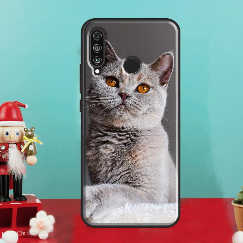 British Shorthair Cat For Huawei Nova 9 10 SE 12i 11i 8i 12s Y90 Y60 Y70 Y72 Y61 Y91 P20 P40 P30 Lite P60 Pro Case