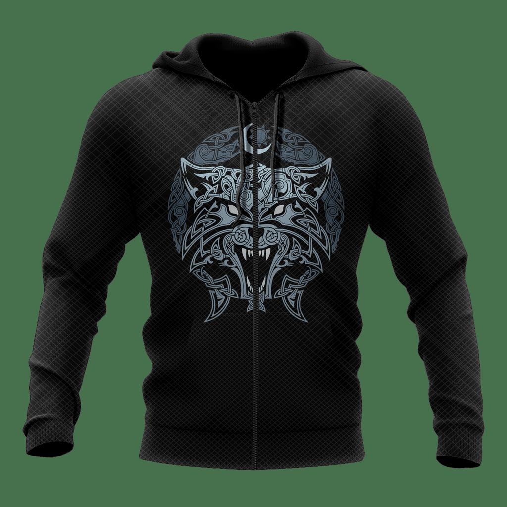 New Tattoo Printed Sweatshirt 3d Zipper Hooded Sweatshirt Men