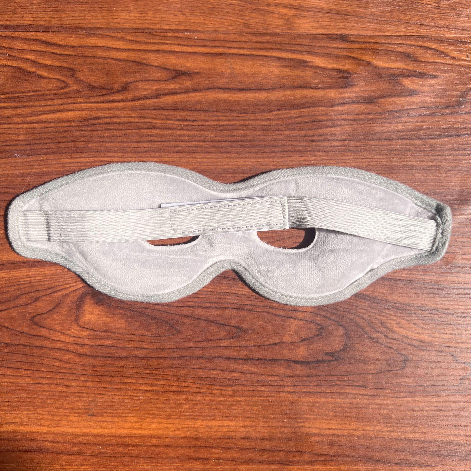 

Dual-Use Gel Ice Pack Eye Mask for Hot/Cold Therapy and Travel Sleep. серый