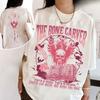 Bone Carver Printed Tshirt SpringSummer Womens 2026 New Retro Trendy Top Neutral Short Sleeve Comfortable Tshirt