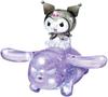 HANAYAMA 3D Jigsaw Crystal Gallery Sanrio Kuromi Figure Interior Decor Ages (HANAYAMA) [Transparent Puzzle] Crystal-Like 7+