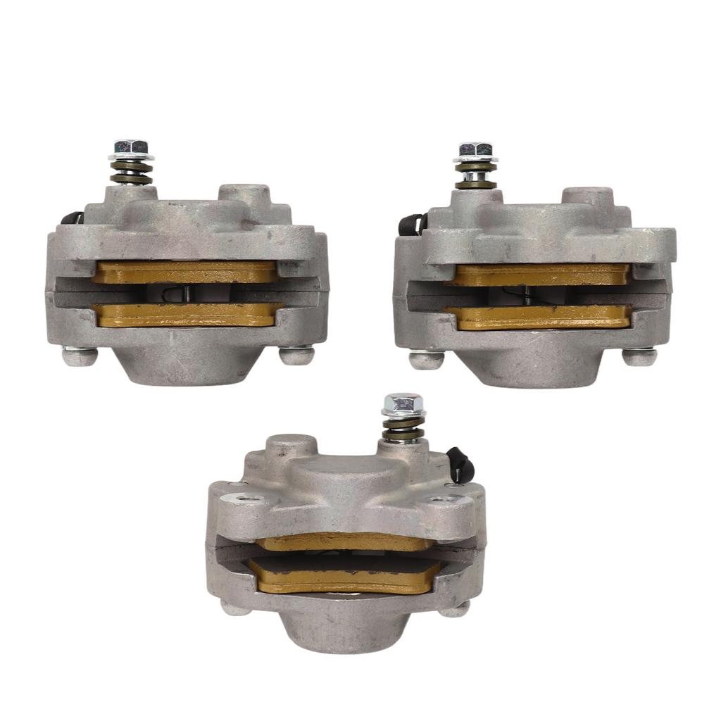 3PCS Brake Calipers 0402 010 Front Left Right Rear Strong Power Replacement for Arctic Cat ATV 250 300 375 400 454 500