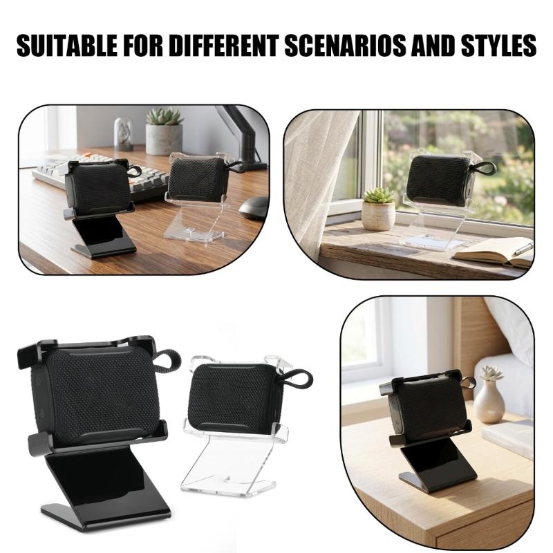 Speaker Stand Design For Go 5 Bluetooth-Compatible Speaker Audios Device Holder Anti Slip Silicone Pad