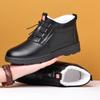 Men's Fashion Casual Shoes Waterproof Winter Shoes Snow Shoes Flats Shoes Keep Warm Boots Man Leather Shoes