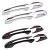  ABS Door Handle Decoration Cover Sticker Fit For Jeep Grand Cherokee 2011-2020/Jeep Patriot 2011-2016/Jeep Compass 2008-2016 Exterior Accessories