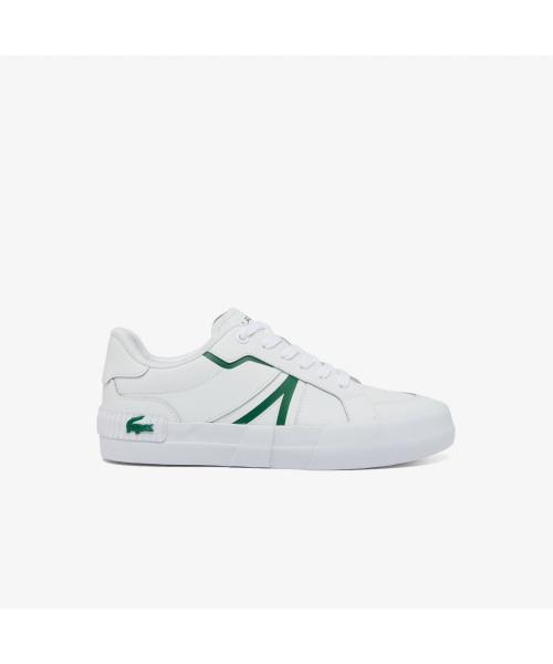 [Lacoste] Women s L004 Contrast Leather Sneakers RZ8002W54N082 220