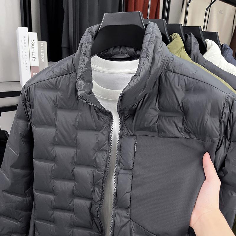 Herren Trendy Leichte Kapuzen-Daunenjacke - Wintermode 2025, Vielseitig & Warm