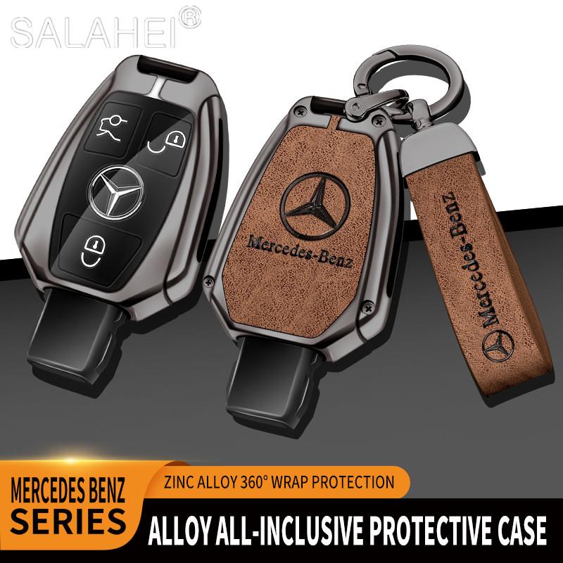 CQL1 Car Smart Remote Key Cover Alloy Protector Shell For Mercedes Benz GLC GLA CLA GLB GLE GLS GLK W223 W177 W205 W213 A C E S Class