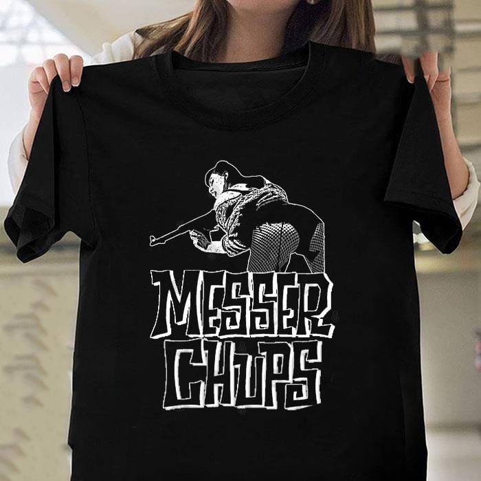 Редкая футболка с графическим принтом Messer Chups Band Girl Унисекс S-5XL CM902 Унисекс Футболка XXXXL