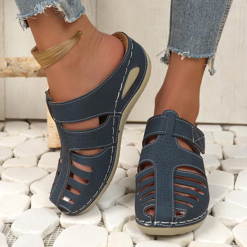 Mode Nouvelles Sandales pour Femmes Premium Orthopédique Correcteur d'Hallux Valgus Plates Décontractées Semelle Souple Plage Compensées Chaussures Vulcanisées Zapatillas De Mujer