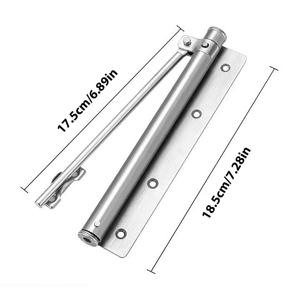 Commercial Door Closer Stainless Steel Adjustable Door Closer Quiet Adjustable Heavy Duty Door Closer