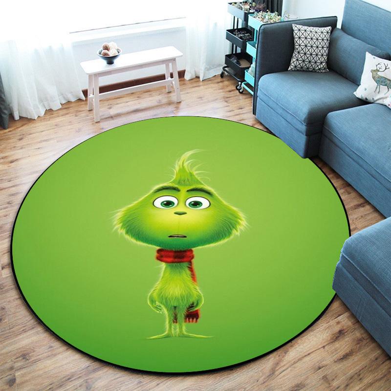 American Christmas Comedy How the Grinch Stole Christmas carpet Household goods decoration anti slip home table and chair mat aisle door mat carpet 5
